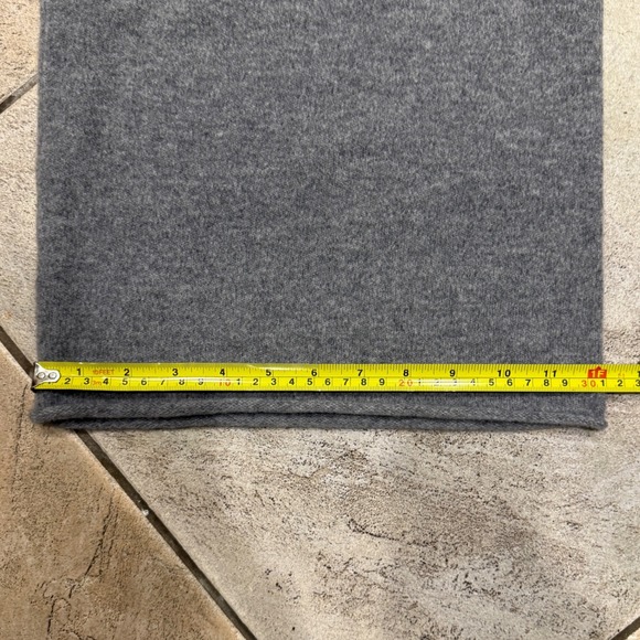 Outerknown Stowaway Lounge Pants Wool Cashmere Wide Leg Gray Women's XL NWT - Picture 7 of 8